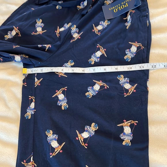 🎉Host Pick🎉Polo Ralph Lauren Mens 2-pc Set Navy Bottom/Cream Top Loungewear XS - Picture 15 of 16